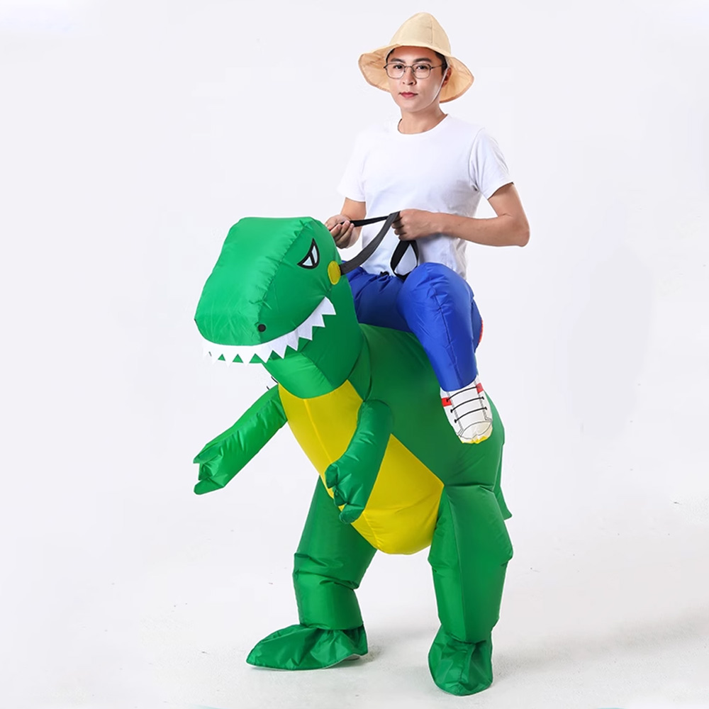 Halloween Costume Outfit All In One Dinosaur Balloon Suit Adult Male Photo Costume Party