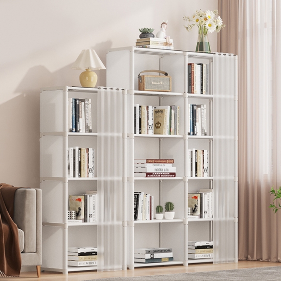 ตู้เก็บของแบบมีม่านเรียบง่าย