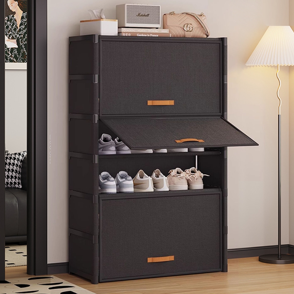 ตู้เก็บของแบบมีฝาปิดเรียบง่ายทึบแสง