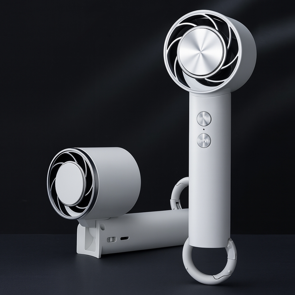 พัดลมพกพาพร้อมแผ่นระบายความร้อน (Cool Pad)