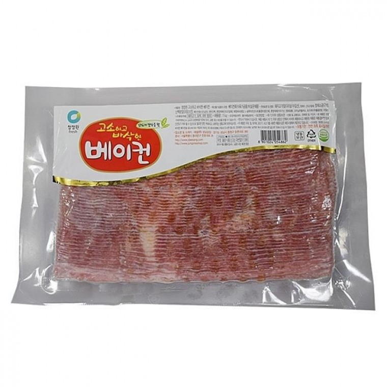 Cheongjeongwon Crispy and Delicious Bacon 1kg2Piece