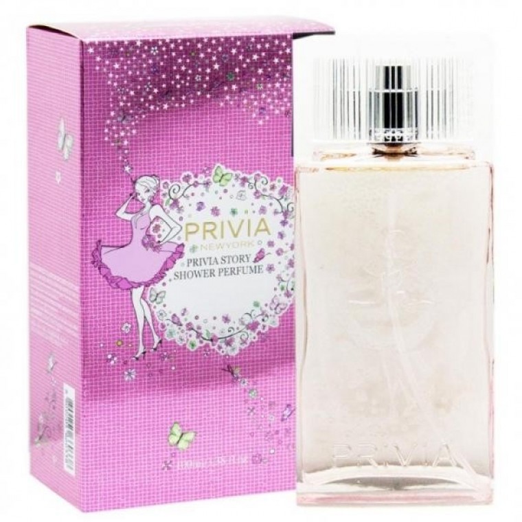 Privia Story Shower Perfume Shower Cologne 100ml-Pink